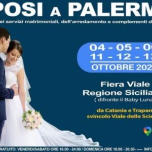 Sposi a Palermo 04-05-06-11-12-13 Ottobre 2024