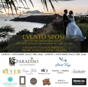 Evento Sposi: 1 e 2 Novembre 2025 Capo Milazzo (ME) 